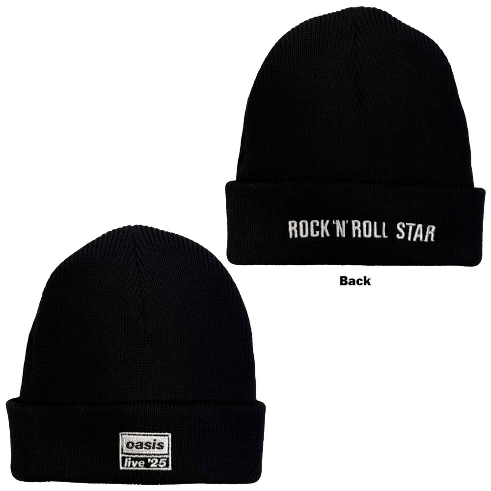 Oasis - Live '25 Beanie Muts - Zwart